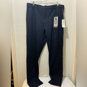 NWT Liverpool LA Navy Pinstripe Work Office Casual Career Dress Pants Size 16/33
